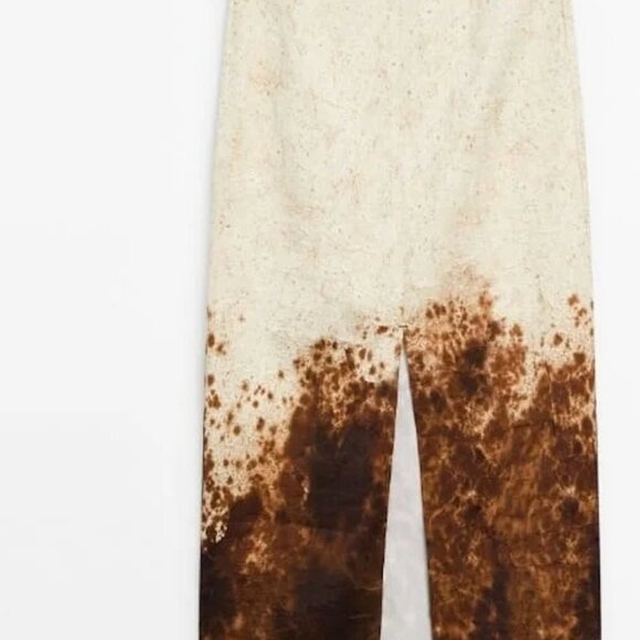 NWT. Massimo Dutti Studio Printed Skirt Midi size 4 - Picture 9 of 9